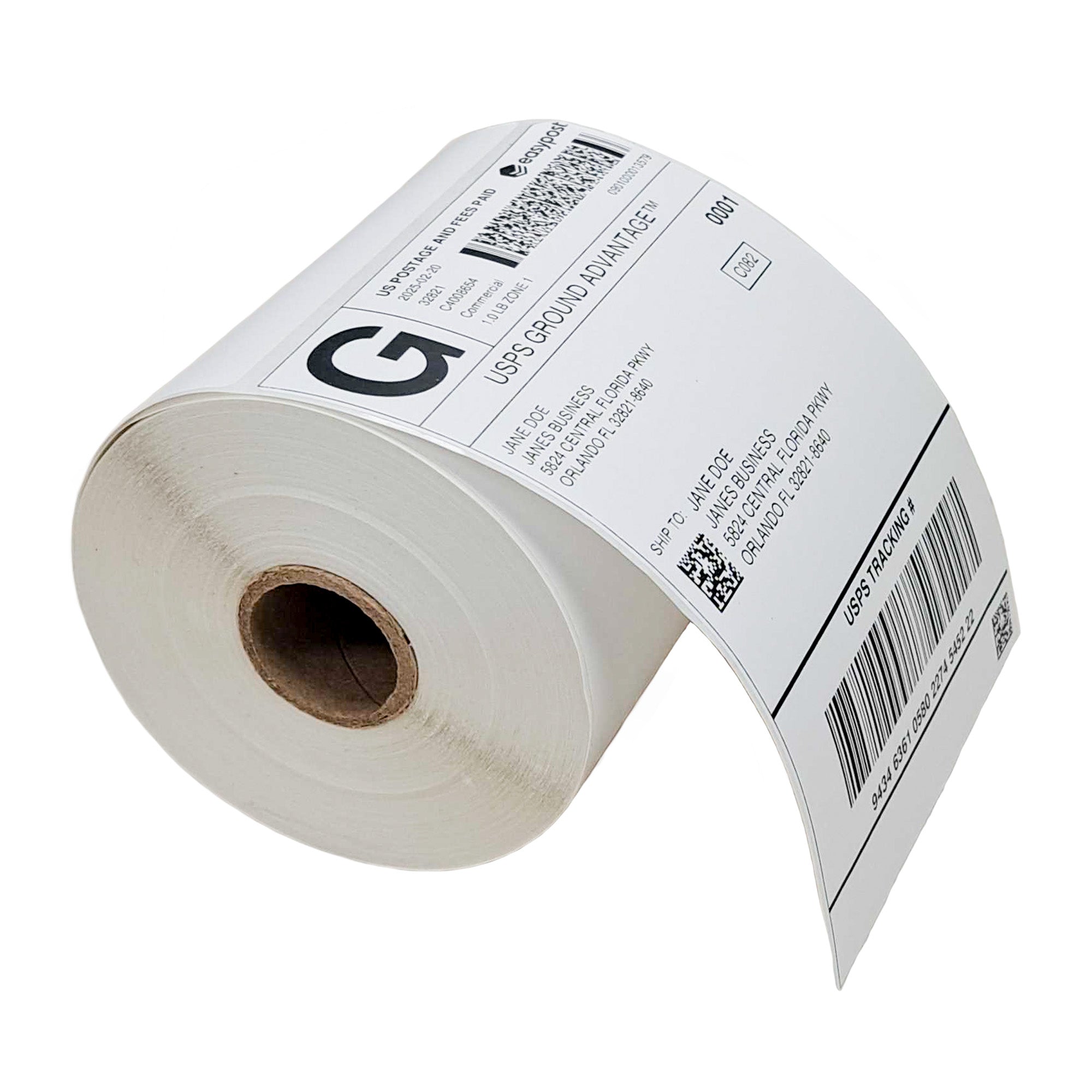 4X6 Direct Thermal Shipping Labels (Roll of 250)