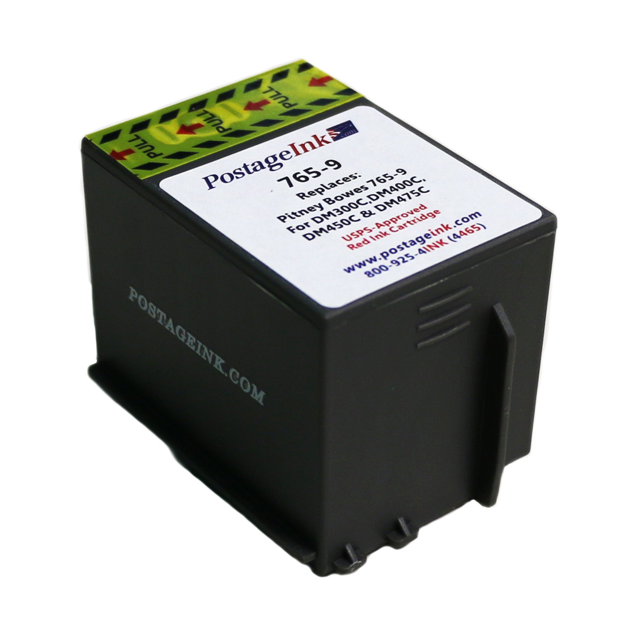 Pitney Bowes #765-9 Compatible Red Ink Cartridge