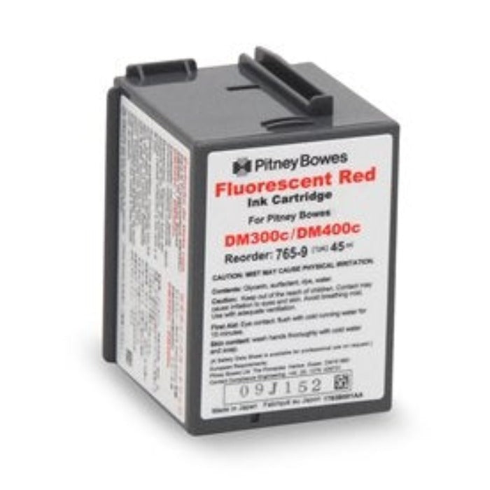 Pitney Bowes #765-9 OEM Red Ink Cartridge