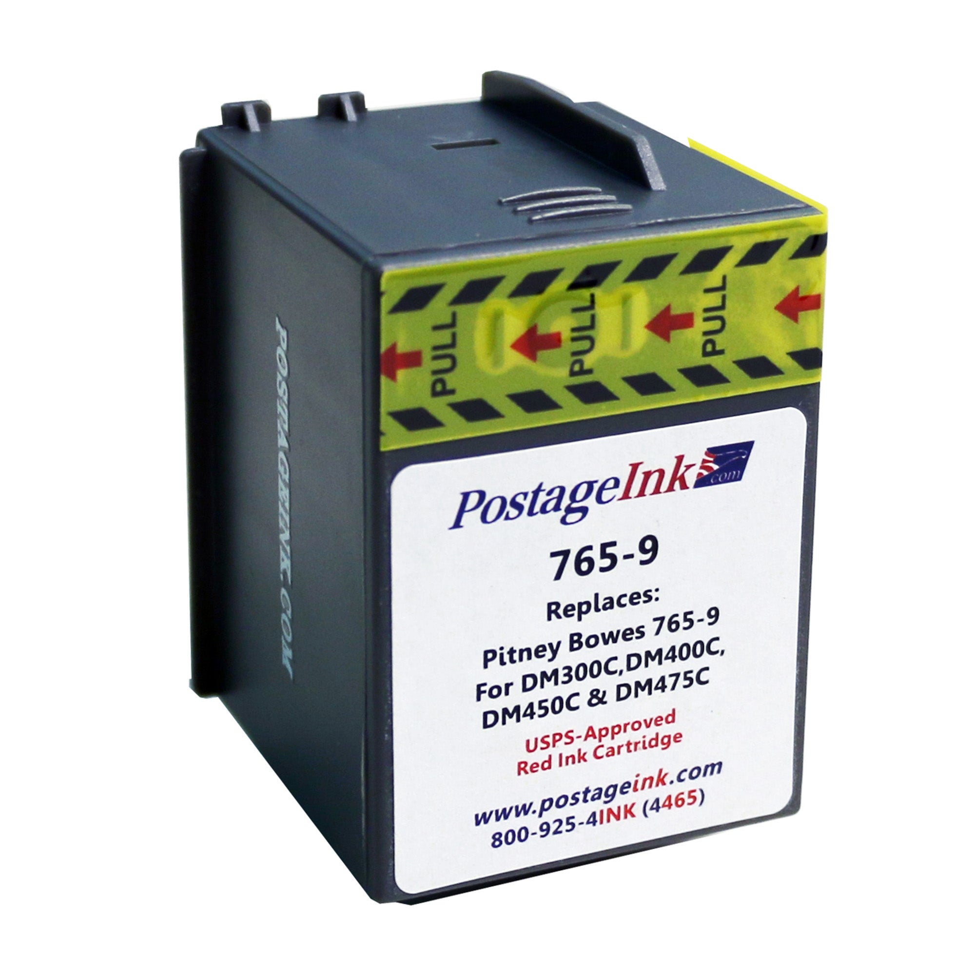 Pitney Bowes #765-9 Compatible Red Ink Cartridge
