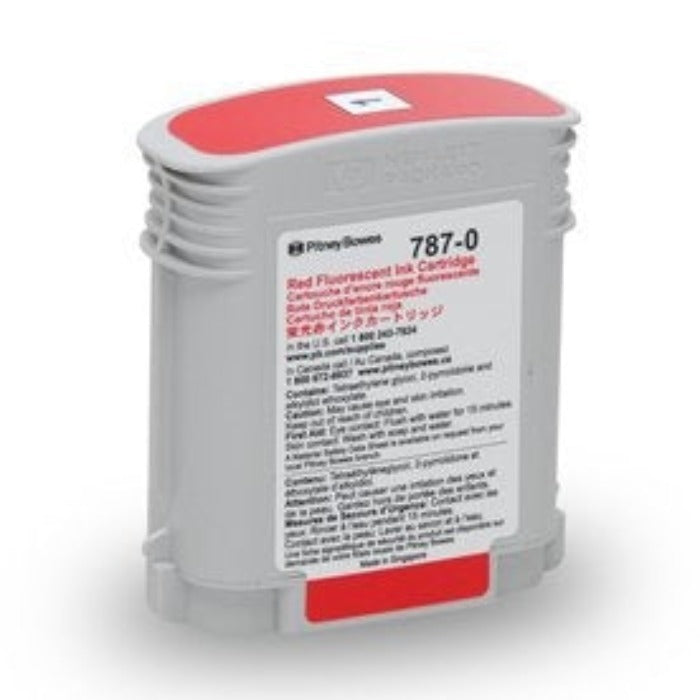 Pitney Bowes #787-0 OEM Red Ink Cartridge