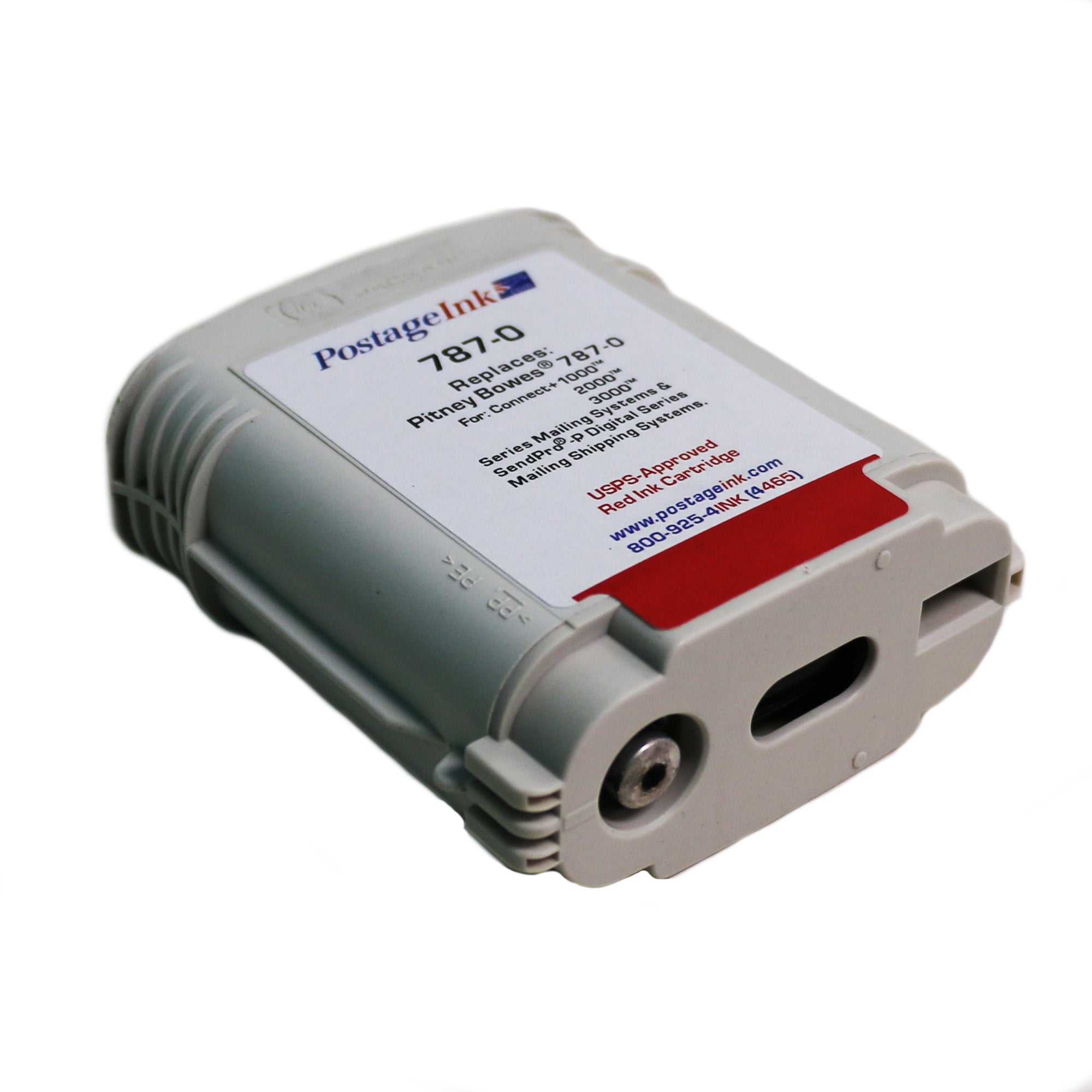 Pitney Bowes #787-0 Compatible Red Ink Cartridge