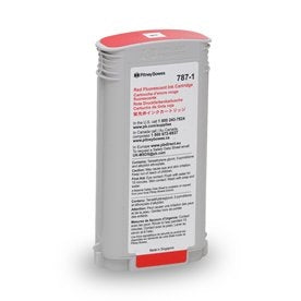 Pitney Bowes #787-1 OEM Red Ink Cartridge