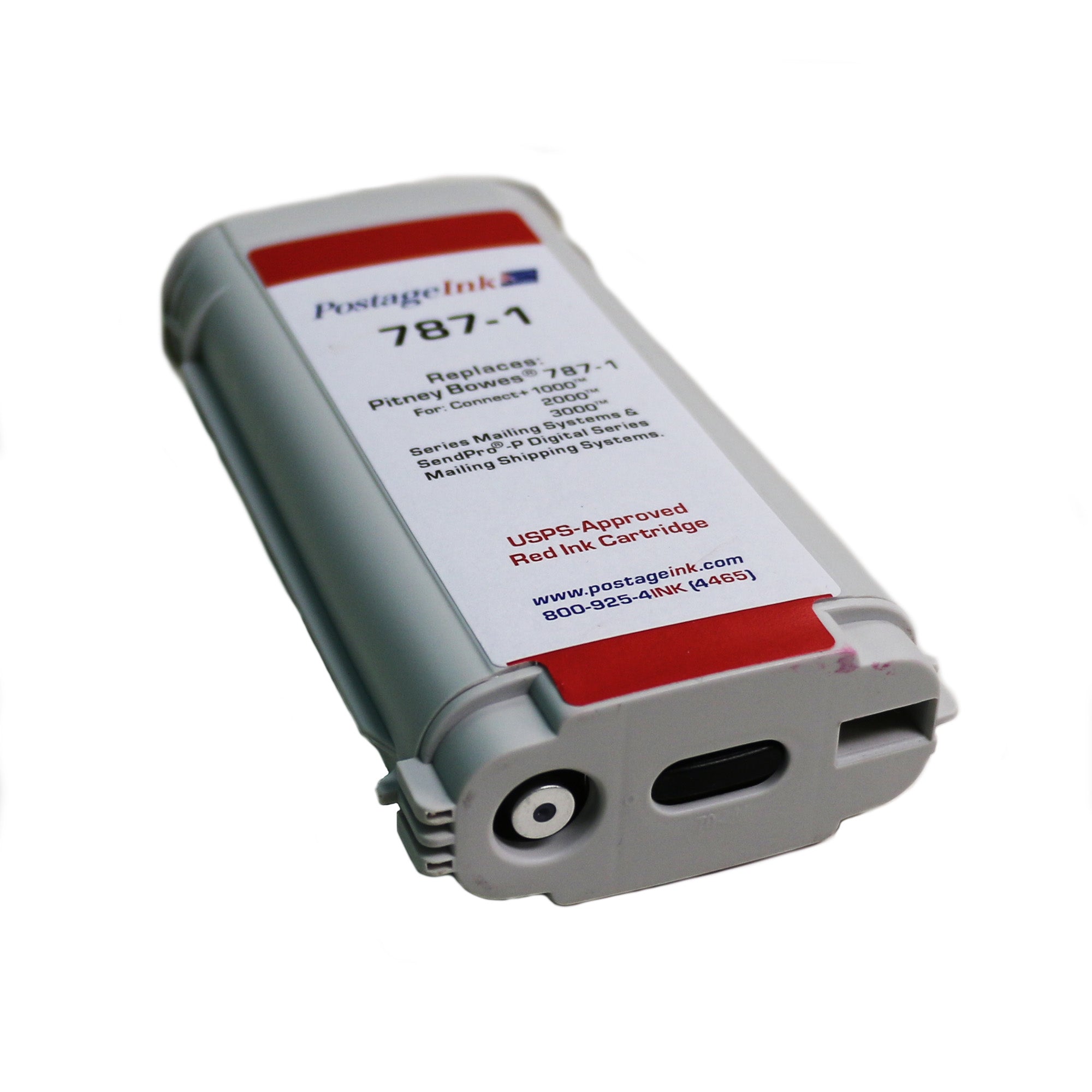 Pitney Bowes #787-1 Compatible Red Ink Cartridge