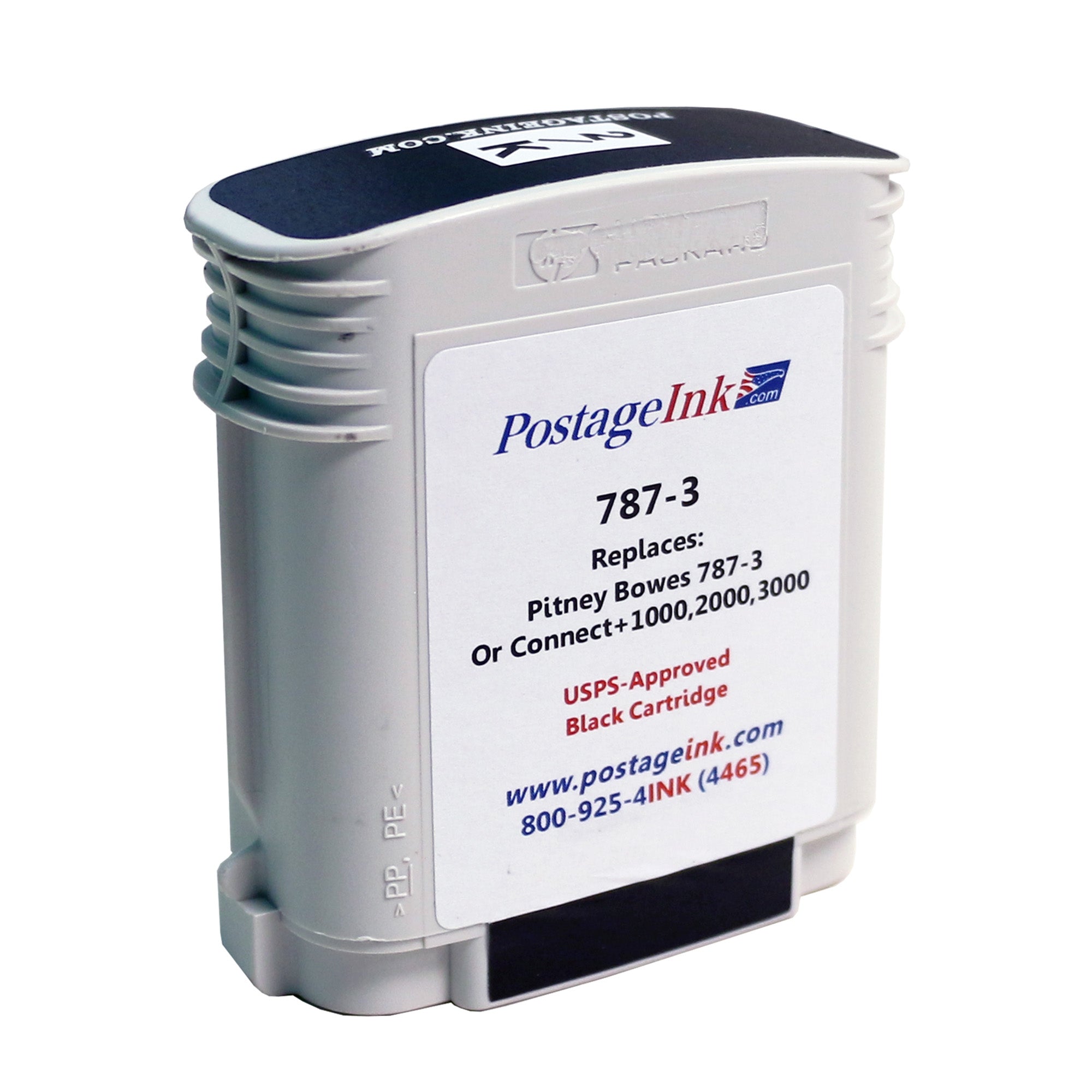 Pitney Bowes #787-3 Compatible Black Ink Cartridge