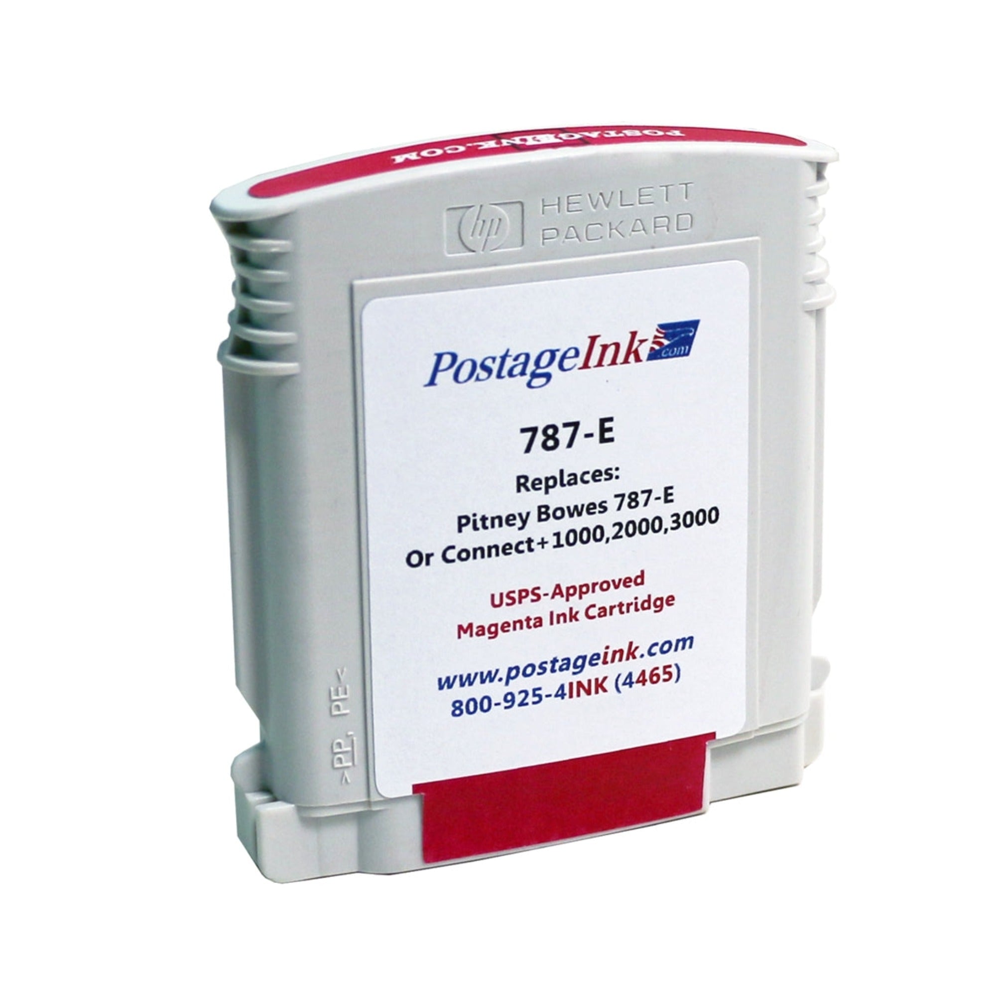 Pitney Bowes #787-E Compatible Magenta Ink Cartridge