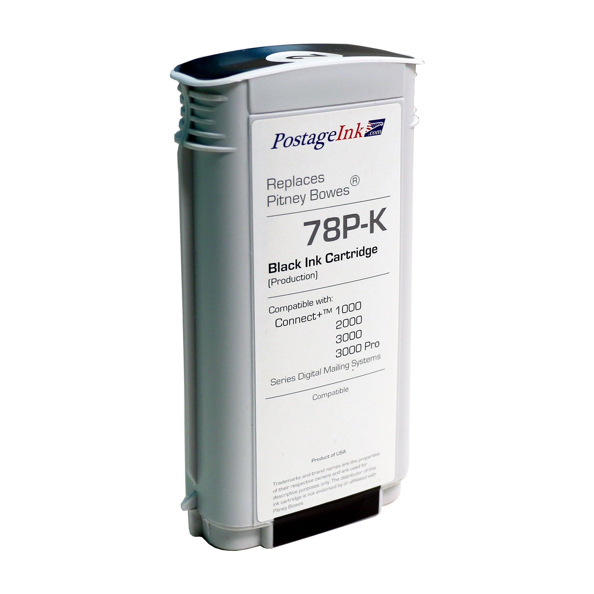 Pitney Bowes 78P-K Compatible Black Ink Cartridge