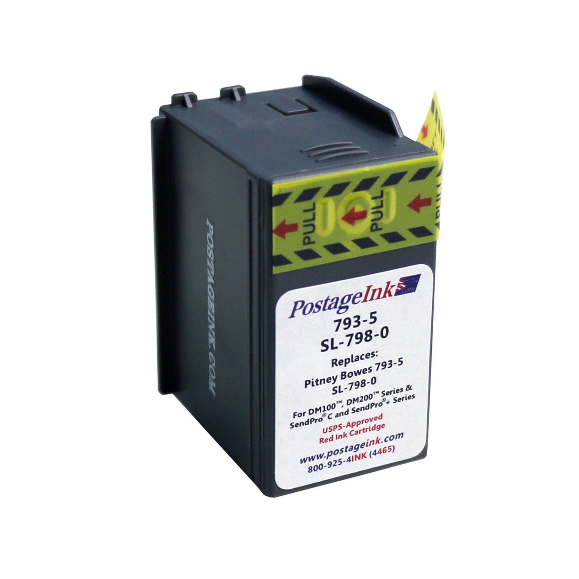 Pitney Bowes SL-798-0 Compatible Red Ink Cartridge