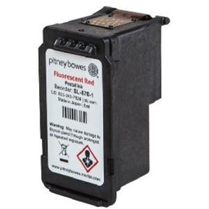 Pitney Bowes SL-870-1 OEM Red Ink Cartridge