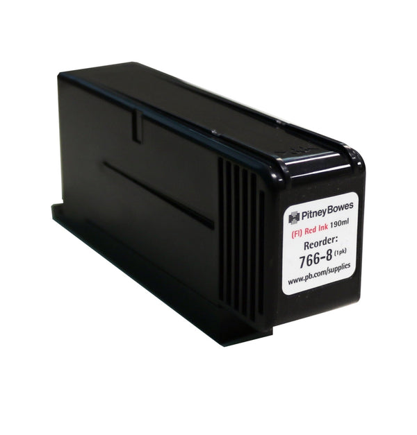 Pitney Bowes 766-8 Compatible Red Ink Cartridge