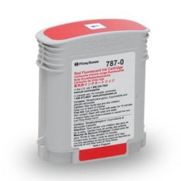 Pitney Bowes #787-0 OEM Red Ink Cartridge