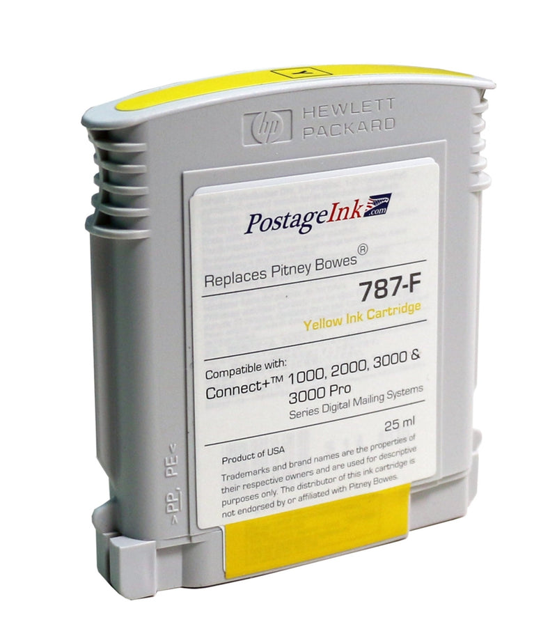 Pitney Bowes 787-F Compatible Yellow Ink Cartridge