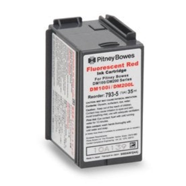 Pitney Bowes 793-5 OEM Red Ink Cartridge