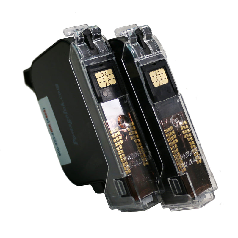 FP PostBase PIC 10 Compatible Ink Cartridge (Set of 2) with electronic contacts